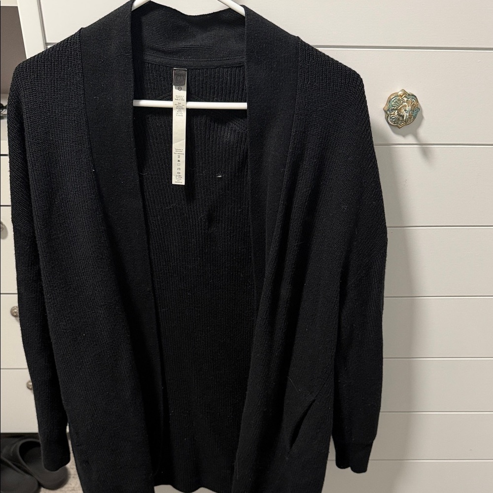 lululemon athletica Classic Black Cardigan